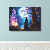 クリスタルムーンリバー キャンバスプリント (インサイチュ (ウッドフロア))