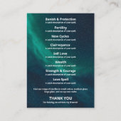 クリスタルムーン銀河系マジックジャールキット名刺 名刺 (裏面)