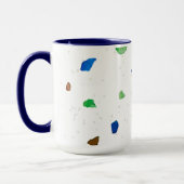 クリスタルモダンテラゾパターン マグカップ (左)