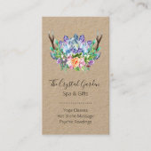 クリスタルヨガエネルギーヒーラーサイキック霊気スパ 名刺 (正面)