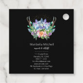 クリスタルヨガエネルギーヒーラー心理霊気スパつる フェイバータグ (裏面)