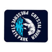 クリスタルリバープリザーブズ州パーク マグネット (横)