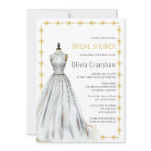 クリスタルルック結婚ズガウンブライダルシャワー