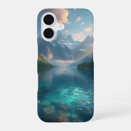 クリスタルレイクの静けさ iPhone 16ケース