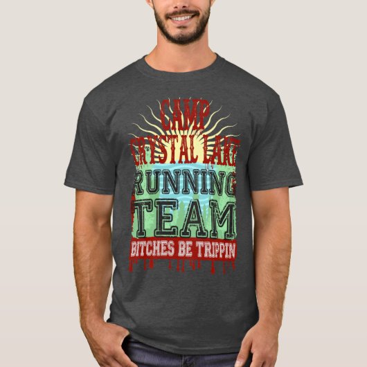 クリスタルレイクキャンプ走チーム Tシャツ (正面)