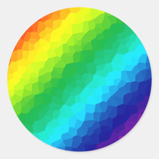 クリスタルレインボー ラウンドシール (正面)