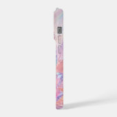 クリスタルロータスパステルフォンケース iPhoneケース (左側面)