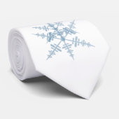 クリスタルワンダーランドホワイトダークブルーネックタイ ネクタイ (ロール)