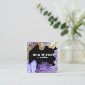 クリスタル名刺 スクエア名刺 (スタンド正面)