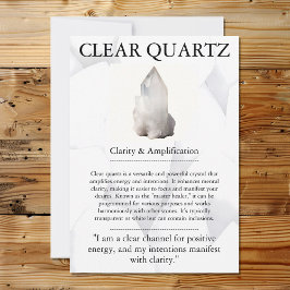 クリスタル意味カード澄ん- Quartz シーズンカード