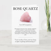 クリスタル意味カード – バラクォーツ カード (正面)