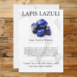 クリスタル意味カード – Lapis Lazuli シーズンカード