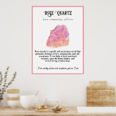 クリスタル意味ヒーリング、宝石、スピリチュアル壁 ポスター (キッチン)