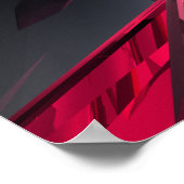 クリスタル抽象芸術ポスター ポスター (角)