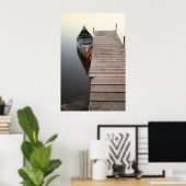 クリスタル湖澄んのカヌーカスタマイズ- ポスター (ホームオフィス)