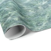 クリスタル澄んブルー海水ギフトラップ ラッピングペーパー (ロールコーナー)
