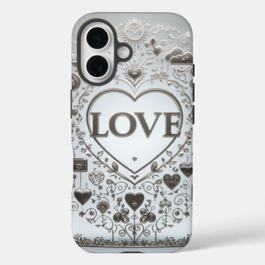 クリスタル澄んラブサイン Case-Mate iPhoneケース (裏面)