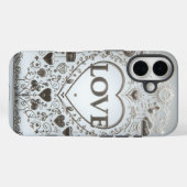 クリスタル澄んラブサイン Case-Mate iPhoneケース (裏面 (横))