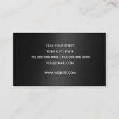 クリスタル澄ん及びレース名刺 名刺 (裏面)