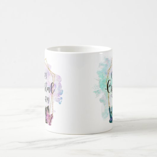 クリスタル熱狂するレディービューティフル コーヒーマグカップ (中央)