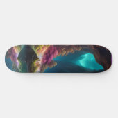 クリスタル白熱［赤熱］光を放つケーブ スケートボード (横)