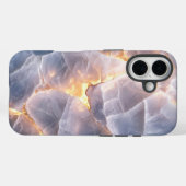 クリスタル白熱［赤熱］光を放つストーン製の電話ケース Case-Mate iPhoneケース (裏面 (横))