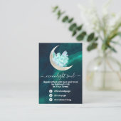 クリスタル白熱［赤熱］光を放つムーンスペルチャイルドキット名刺 名刺 (スタンド正面)