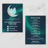 クリスタル白熱［赤熱］光を放つムーンスペルチャイルドキット名刺 名刺 (正面/裏面)