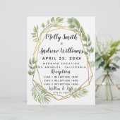 クリスタル結婚の緑の結婚式プログラム (スタンド正面)