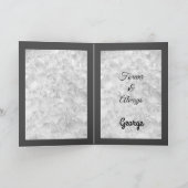 クリスタル記念日の妻の挨拶 カード (内部)