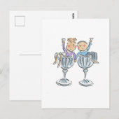 クリスタル記念日 ポストカード (正面/裏面)