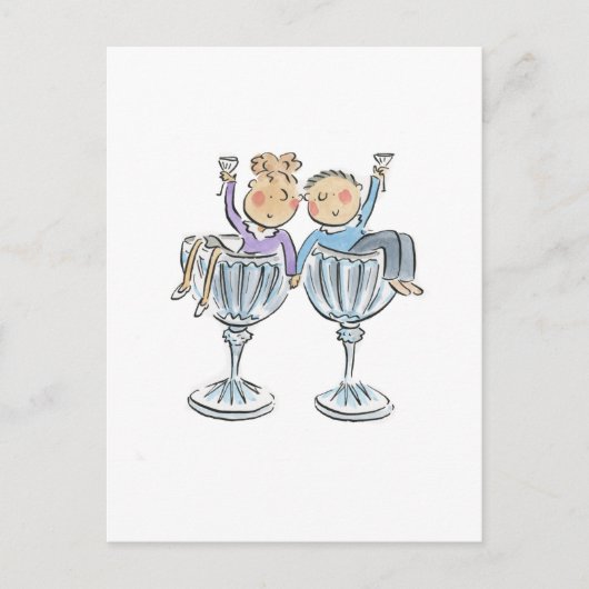 クリスタル記念日 ポストカード (正面)