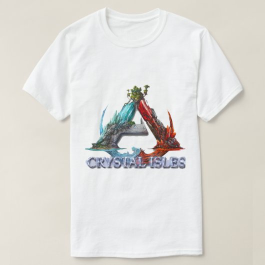 クリスタル諸島 Tシャツ (デザイン正面)
