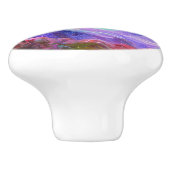 クリスタル鮮やかマウンテン抽象芸術 セラミックノブ (側面)