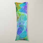 クリスタル鮮やかマウンテン抽象芸術 ボディピロー (正面縦)