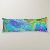 クリスタル鮮やかマウンテン抽象芸術 ボディピロー (裏面)