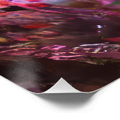 クリスタル鮮やかマウンテン抽象芸術 ポスター (コーナー)