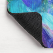 クリスタル鮮やかマウンテン抽象芸術 マウスパッド (コーナー)