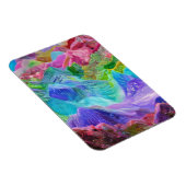 クリスタル鮮やかマウンテン抽象芸術 マグネット (右側)