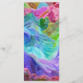 クリスタル鮮やかマウンテン抽象芸術 メニュー (裏面)