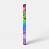 クリスタル鮮やかマウンテン抽象芸術 SAMSUNG GALAXYケース (左側面)