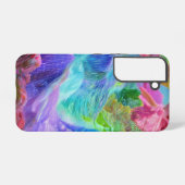クリスタル鮮やかマウンテン抽象芸術 SAMSUNG GALAXYケース (裏面横)