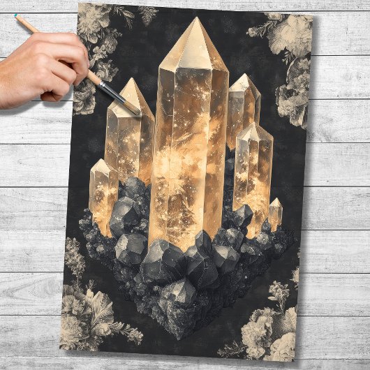 クリスタル3デコページ紙 薄葉紙