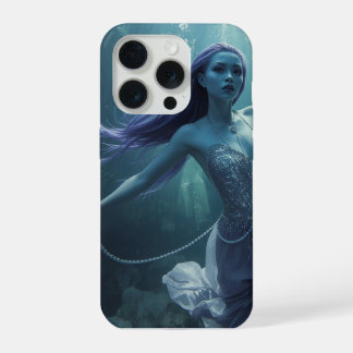 クリスタル エイリアン ウーマン ファンタジー - 水中SF iPhone 15 PROケース