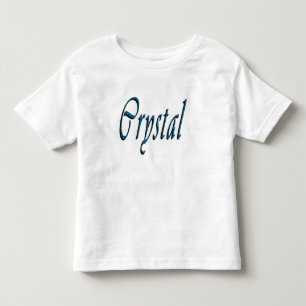 クリスタル・ガールズ・ネーム・ロゴ、 トドラーTシャツ