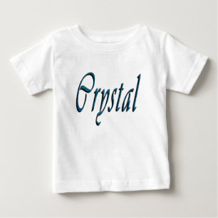 クリスタル・ガールズ・ネーム・ロゴ、 ベビーTシャツ