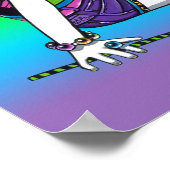 "クリスタル"キャンディレインボーバタフライフェアリーのポスター ポスター (角)