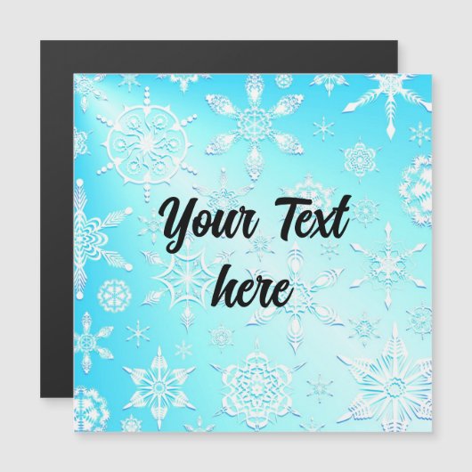 クリスタル スノーフレーク パターン (正面/裏面)