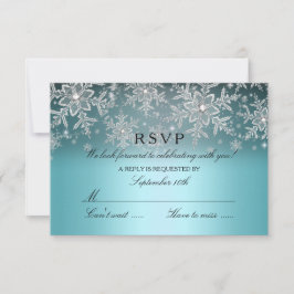 クリスタル スノーフレーク ブルー ウィンター RSVP