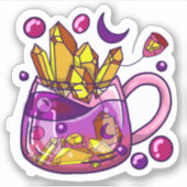クリスタル ティーステッカー シール (正面)